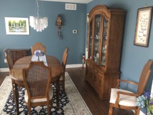 Dining room of Gerlach residence