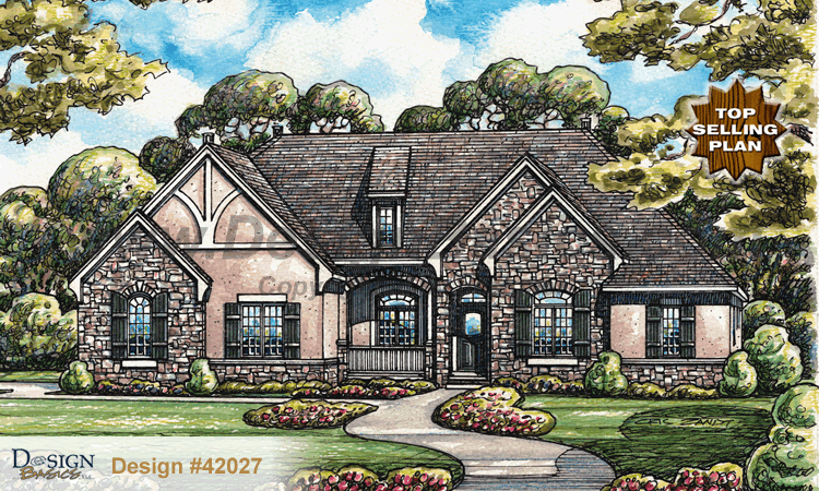 Design Basics McAllister Home Plan Drawing #42027