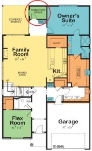 Fiala Signature Space layout