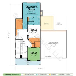 Redwood Cottage Plan 42227