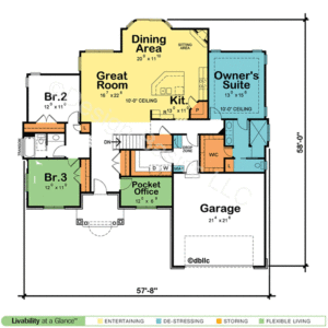 Design 42159 Floor Plan