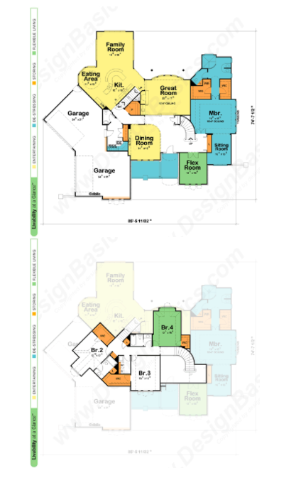 design 42160 floor plan