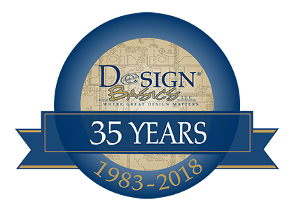 Design Basics, LLC Logo - White