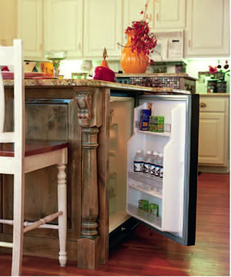 Island Of Dreams Design Basics, Kitchen Island Refrigerator Drawers