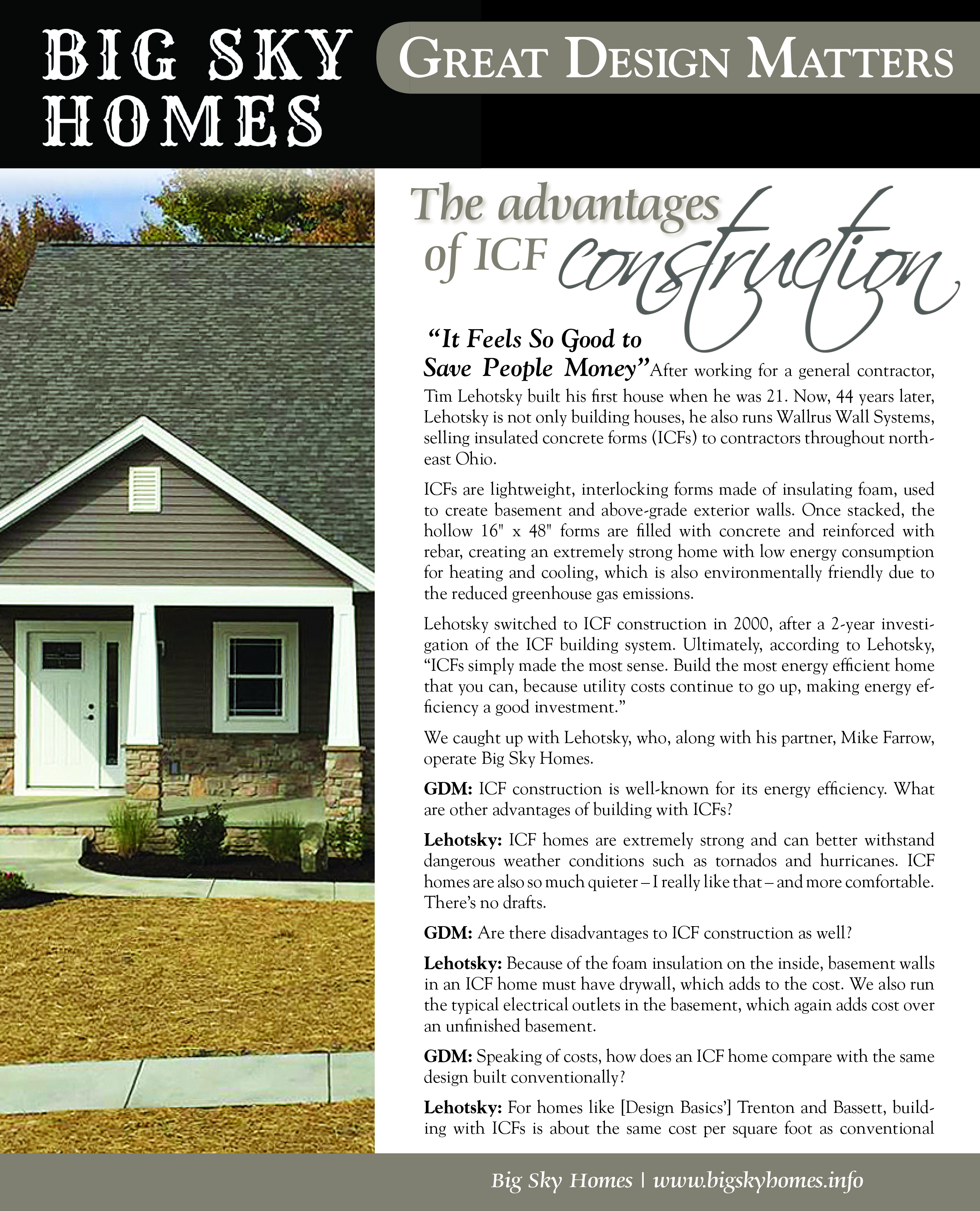 flint custom homes feature