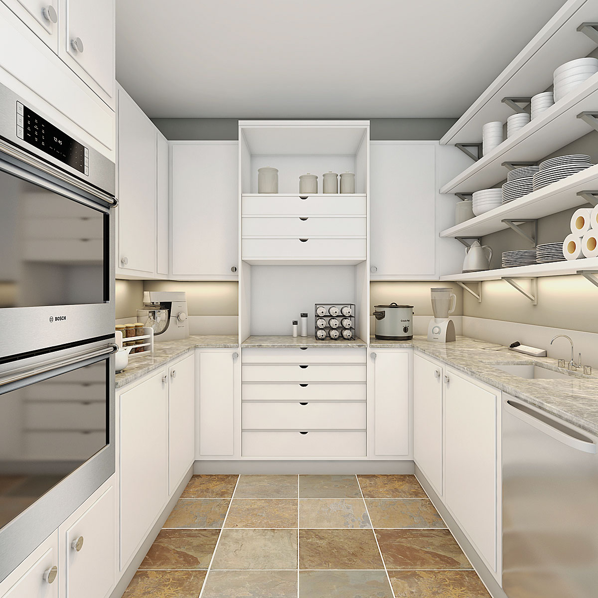 Storage and Prep Kitchen in One! - Design Basics