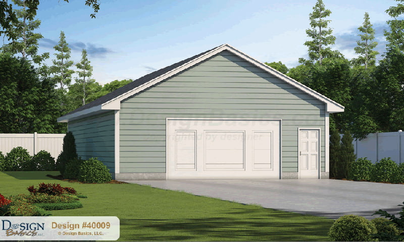 detached garage with shop