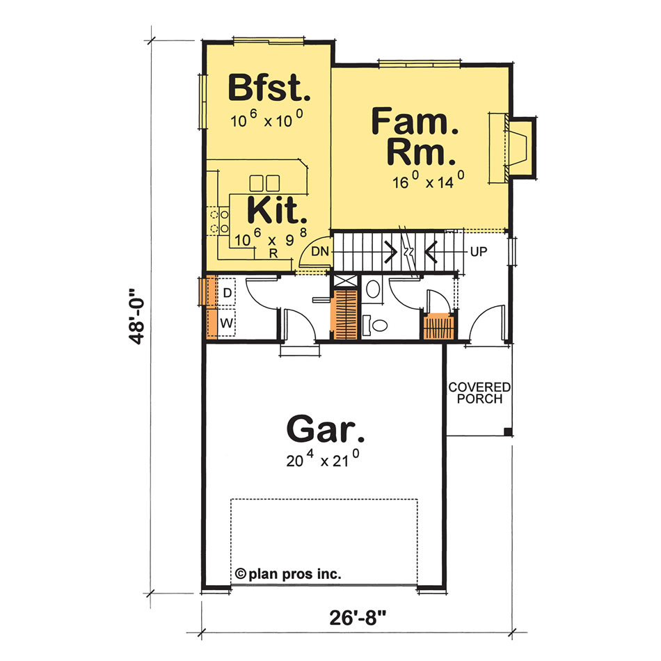 29079 Wistrom Narrow Lot Home Plan