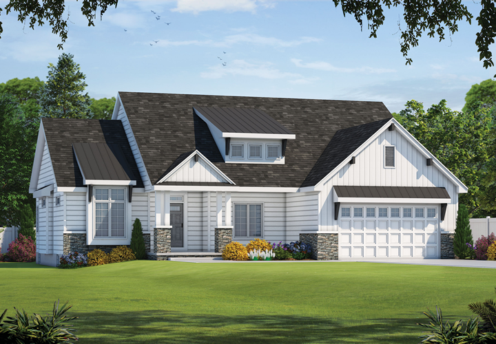 Sinclair Creek Design 42374 Country Style Home Plan