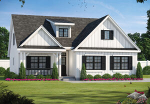 42385W Cedar Farm - Modern Farm House Home Plan