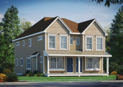 35082 Lynnae Crossing - Traditional 2-story duplex design is 1399 square feet per unit with 2 bedrooms and 3 baths