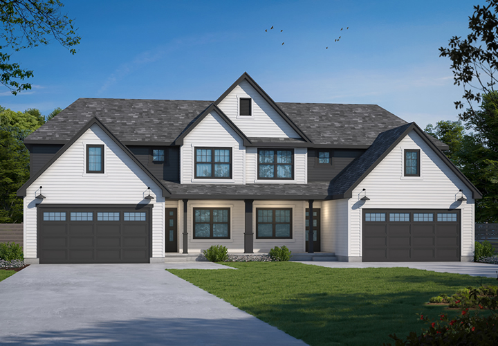 31015 Wilen - Multi-family Duplex. Unit A: 1467 Sq Ft - 35'-0" | Unit B: 1467 Sq Ft - 35'-0" | 3 Bed | 3 Bath | 2 Story | Garage Spaces 2 | Width: 70'-0" Depth: 38'-0"